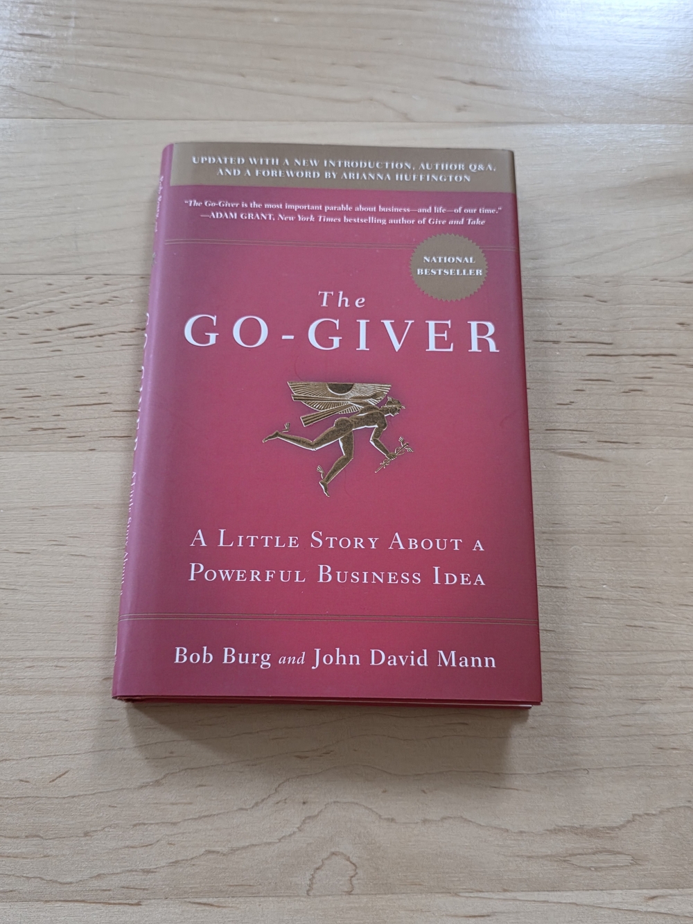The Go-Giver by Bob Burg & John David Mann - Red Hardcover